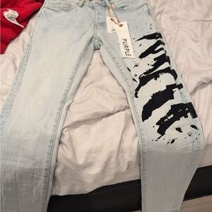Purple jeans size 28